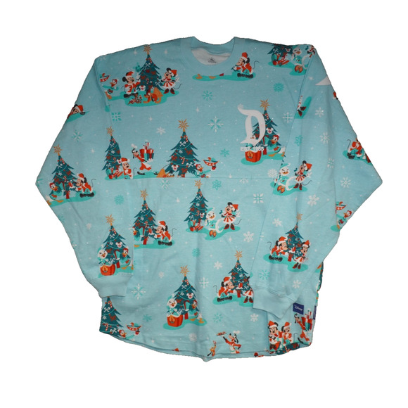 Disneyland Resort Christmas Spirit Jersey Holiday Mickey Mouse Size Small NWT - Picture 1 of 9
